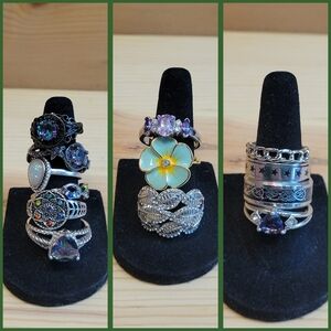 13 womens fashion rings size from 5.5 to 10.5